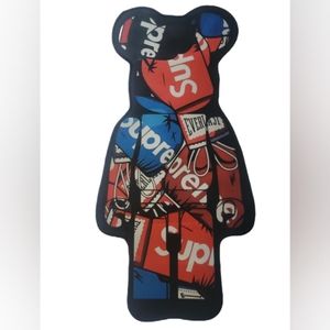 Bear brick supreme collab throw rug